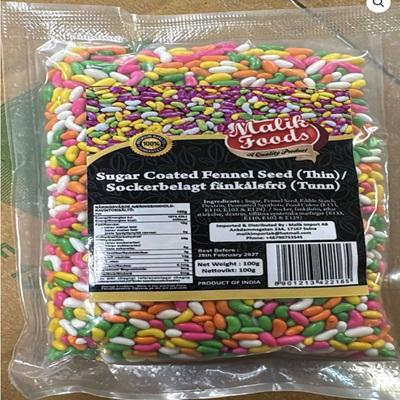 Sugar Coated Fennel Seeds 100g - Soonf